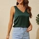 thumbnail image 2 of Camisola de seda con tirantes para mujer, sexy, de satén, antideslizante, suave, para mujer, 2 of 5
