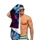 thumbnail image 5 of Lobo Galáctico Toalla de playa de secado rápido con diseño temático, regalo para mujeres y niñas, ideal para cumpleaños, fans, amantes de la música, uso en la playa o al aire libre, 78 × 160 cm, 5 of 6