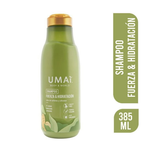 Shampoo Umai Fuerza e Hidratación, 385 ml