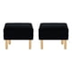 thumbnail image 1 of Set Pouf Sky 1c Felpa 05 Negro, 1 of 4