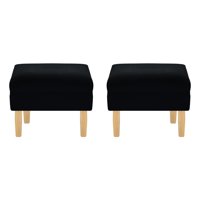 Bodevir - Set Pouf Sky 1C Felpa 05 Negro