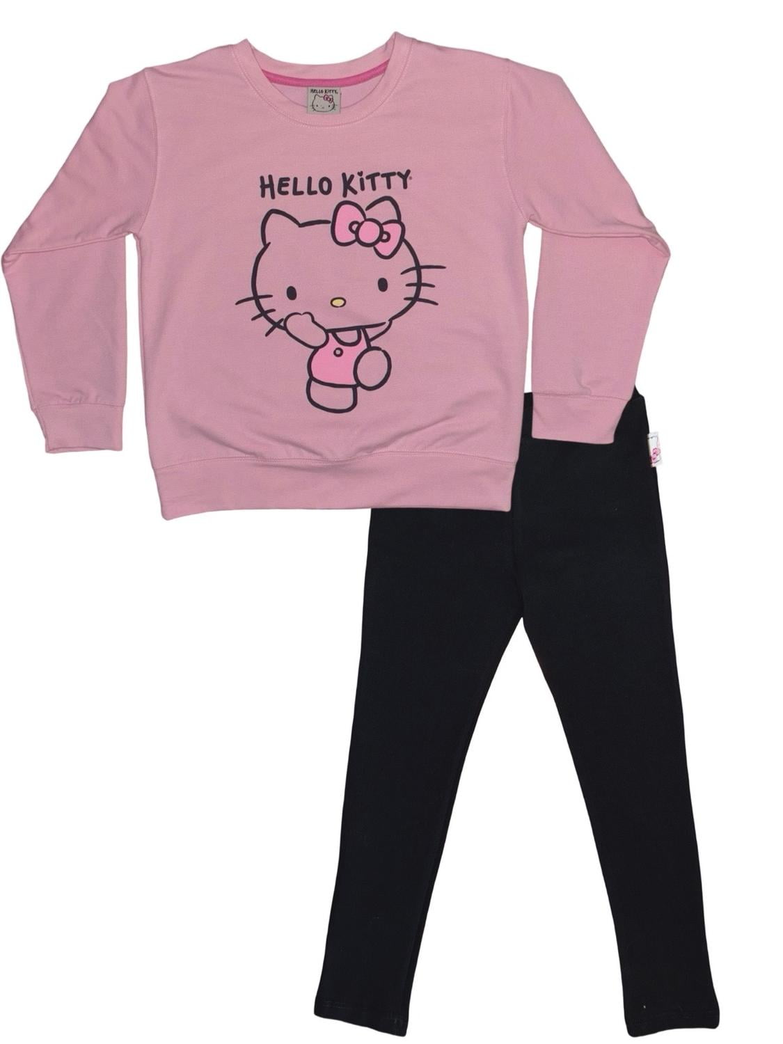 Zomer Hello Kitty kleding set voor meisje wit shirt met korte mouw rok tas 3 stks leuke kat cartoon stijl pak babykleding | NL
