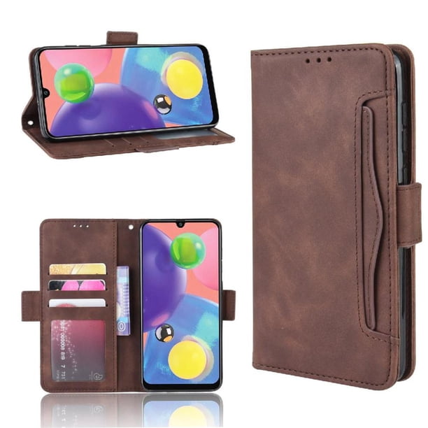 Funda Cartera Magnética para Samsung Galaxy A70S- Tarjetero Desmontable, Cuero PU, Soporte