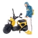 thumbnail image 1 of 1:64 Figura Conducción Motocicleta Micro Paisaje DIY Proyectos S Escala Amarillo Azul, 1 of 5