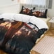 thumbnail image 2 of Juego de ropa de cama Joker, funda de cama linda, estampado 3D de dibujos animados de anime, ligero, para decoración de habitaciones, 1 funda nórdica y 2 almohadas, para niños y niñas, 86"70, 2 of 3