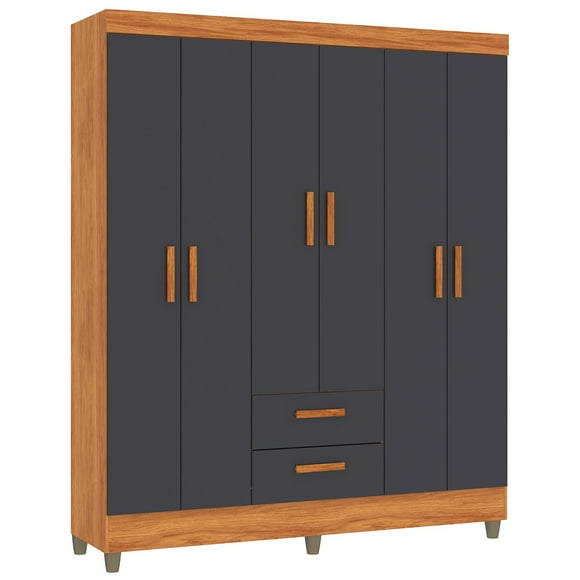 Closet Lite 6 Puertas 2 Cajones