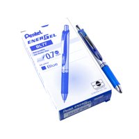 Bolígrafo De Gel Pentel Energel Xm Bl77-Co, 0,7 Mm, Azul, Paquete De 12