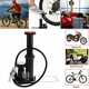 thumbnail image 2 of Bombin Pie Bicicleta Portatil Inflador Balon Moto Accesorios Plateado, 2 of 3