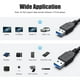 thumbnail image 4 of Cable USB a USB 3.0 GB datos USB macho a usb macho 1 mt resistente ABS para impresoras notebook, 4 of 5
