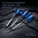 thumbnail image 2 of Darts Viper Sidewinder, 80% tungsteno, punta blanda, 18 g, plata, 2 of 9