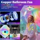 thumbnail image 3 of Extractor de Baño Gopper RGB LED Bluetooth 230CFM, 3 of 8