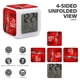 thumbnail image 3 of Hora 25 Theme 7 Colors Alarm Clock Digital Led Alarm Clock Gifts For Kids Friends Family, 3 of 6