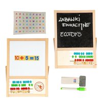 N-Ofertas - Pizarra Didactica Atril Magnetica Niños Doble Con Abaco