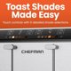 thumbnail image 3 of Tostadora Chefman 4 Rebanadas Touchscreen Acero Inoxidable, 3 of 3