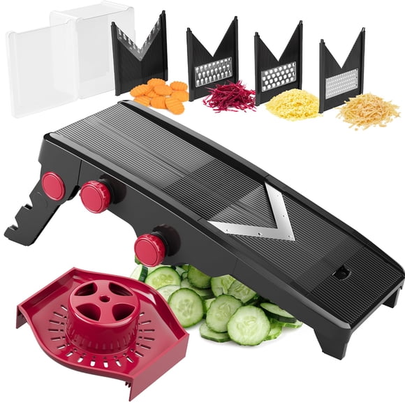 Mandoline Slicer MuellerLiving, picadora de verduras ajustable