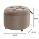 thumbnail image 3 of Pouf Baúl Zoe Cafe Felpa 60x60x50 cm, 3 of 3