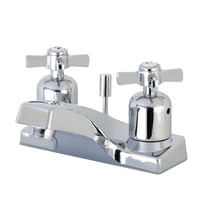 Grifo De Baño Kingston Brass Fb201Zx Centerset 4, Cromo Pulido