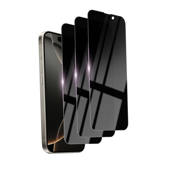 Protector de pantalla de privacidad Ifaeveus iPhone 16 Pro (Pack de 3)