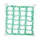 thumbnail image 2 of Hamaca Colgante Para Mascotas, Juguete Para Ratas, Red De Cuerda Para Pájaros, Para Cacatúas, Loros, Cacatúas, Color Verde, 2 of 3