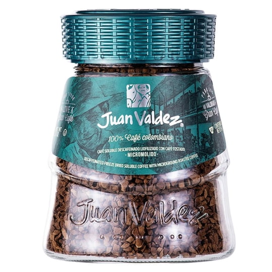 Café Liofilizado Descafeinado Frasco 95 g Juan Valdez