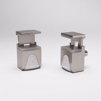 4 Soportes Repisa Cristal Kubic 4-8 Mm Italiana Ferramenta