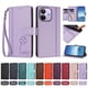 thumbnail image 4 of Funda Cartera Trébol para Xiaomi Redmi Note 17 Pro 5G con Ranuras Tarjetas y Carga Inalámbrica Morado claro, 4 of 6