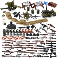 Set De Armas Feleph Segunda Guerra Mundial Con Accesorios Para Figuras De Soldados