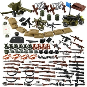 Set De Armas Feleph De La Segunda Guerra Mundial Para Figuras De Soldados Con Accesorios