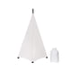 thumbnail image 1 of DJ Light Speaker Stand Cover Iluminación Trípode Stand Scrim Para Eventos Bodas Blanco 3 Lados, 1 of 5