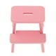 thumbnail image 3 of Casa De Muñecas Taburetes De Madera Silla Modelo Decoración Accesorio Mini Muebles Rosa, 3 of 5