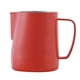 thumbnail image 2 of jarra de café con leche de acero inoxidable espuma leche jarra jarra 600 ml rosa roja, 2 of 5