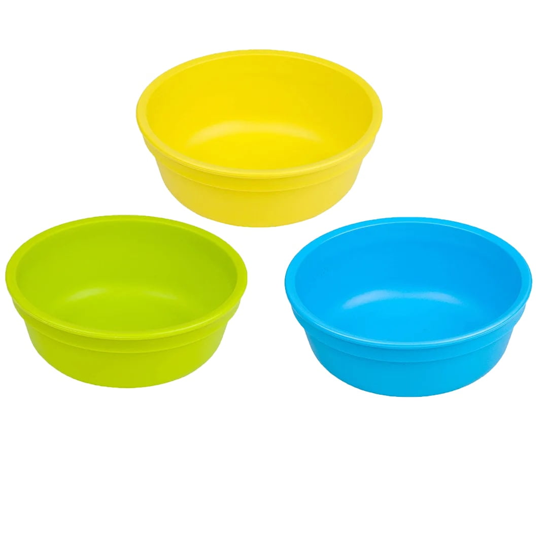 Replay Recycled - Set 3 Bowl Ecológico- Verde Limon-amarillo-azul