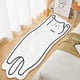 thumbnail image 1 of Alfombrilla de baño con diseño de gato, bonita, absorbente, antideslizante, supersuave, para ducha, con dibujos animados, para sala de juegos infantil, lavable a máquina, 23,6 x 62,9 pulgadas, 1 of 7