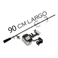 Jlg Importadora - Combo Parrillero Motor 15 Kgs + Espada De 90 Cms De Acero Inoxidable