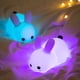 thumbnail image 2 of 1pc Silicone Cute Bunny Lamp, Rechargeable Night Light For Kids, Cute Bunny Night Light, Gifts For Kids, Kawaii Room Decor For Nursery, Baby Room, Bedroom, 2 of 2
