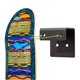 thumbnail image 1 of Colgador de pared de acero con soporte para tabla de skate HideIt Mounts, 1 of 6
