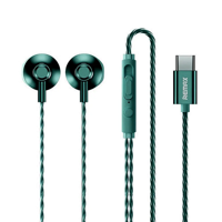 Audífonos Remax Rm-711A Tipo-C Verde