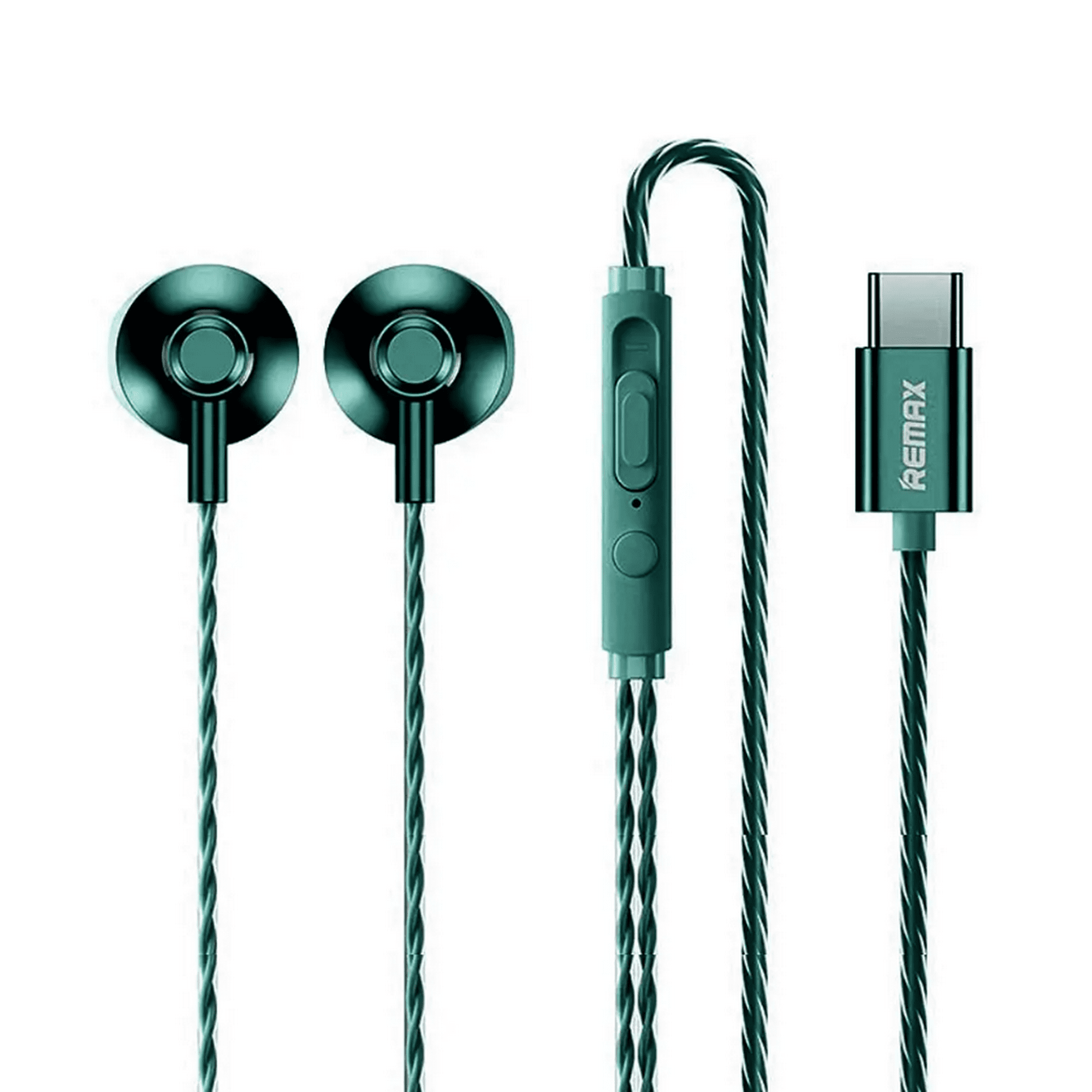 Audífonos Remax Rm-711a Tipo-c Verde