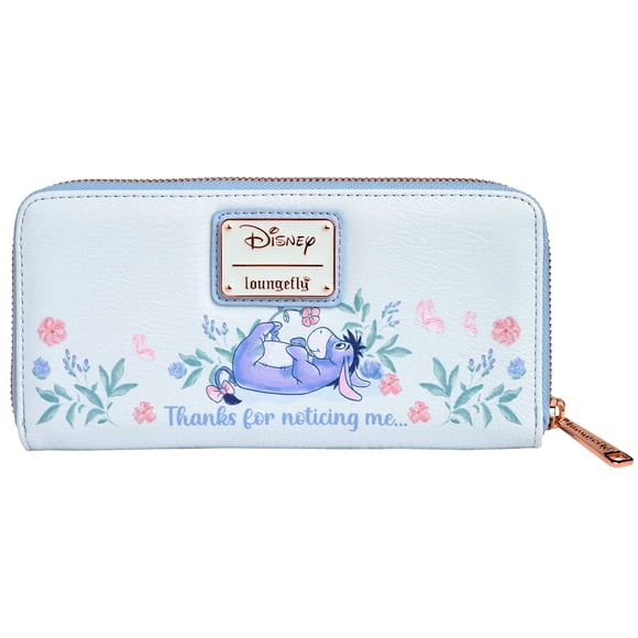Billetera Loungefly Disney Eeyore con cremallera tipo clutch 20x10x3 cm