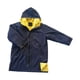 thumbnail image 3 of Niños Con Capucha Cambio De Bata Chaqueta Traje Outwear Abrigo De Lluvia Cálido Surf Swim Parka Deep Blue Yellow, 3 of 5