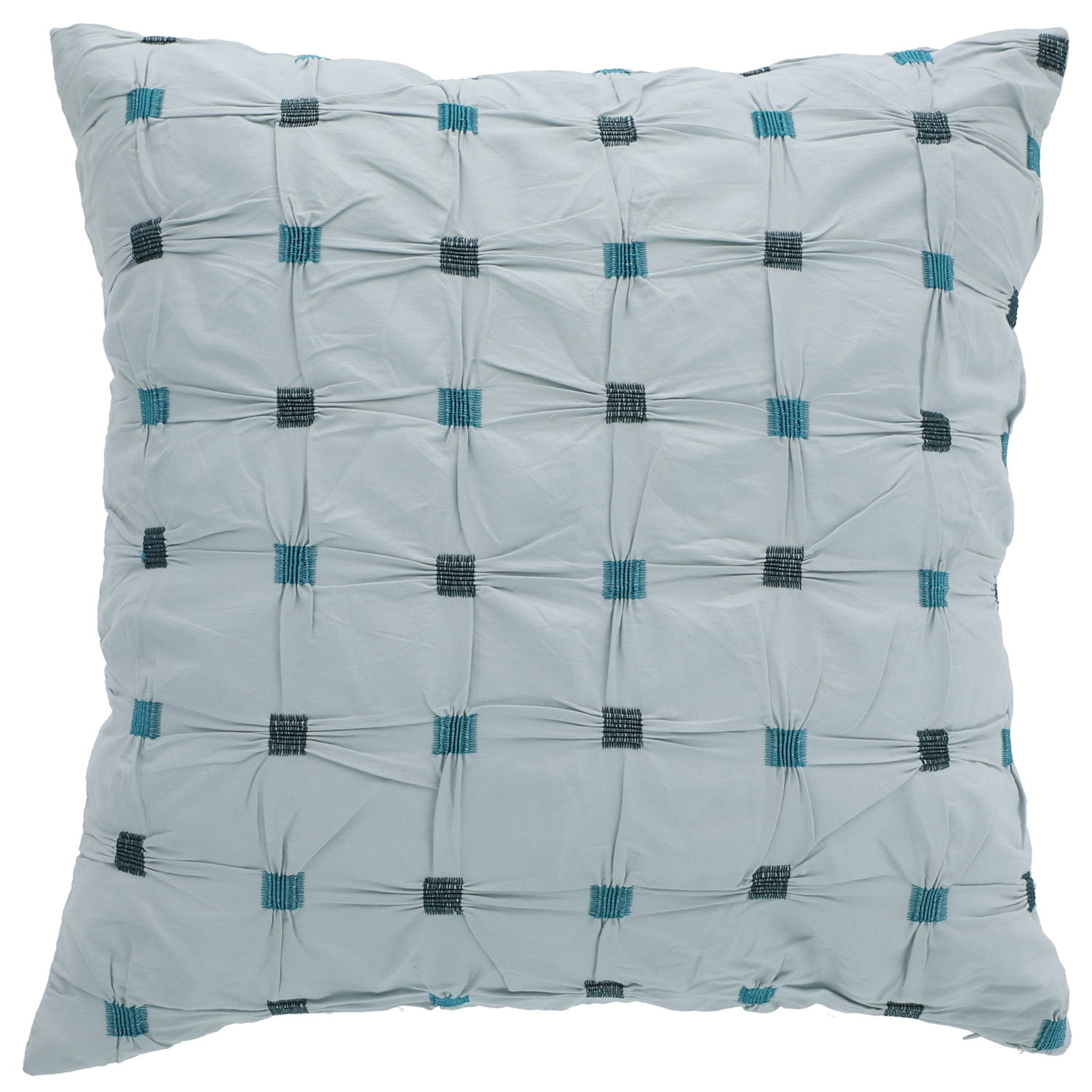 Sueño Blanco - Cojin Capitone Verde Agua 45x45