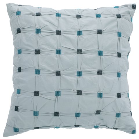 Sueño Blanco - Cojin Capitone Verde Agua 45X45