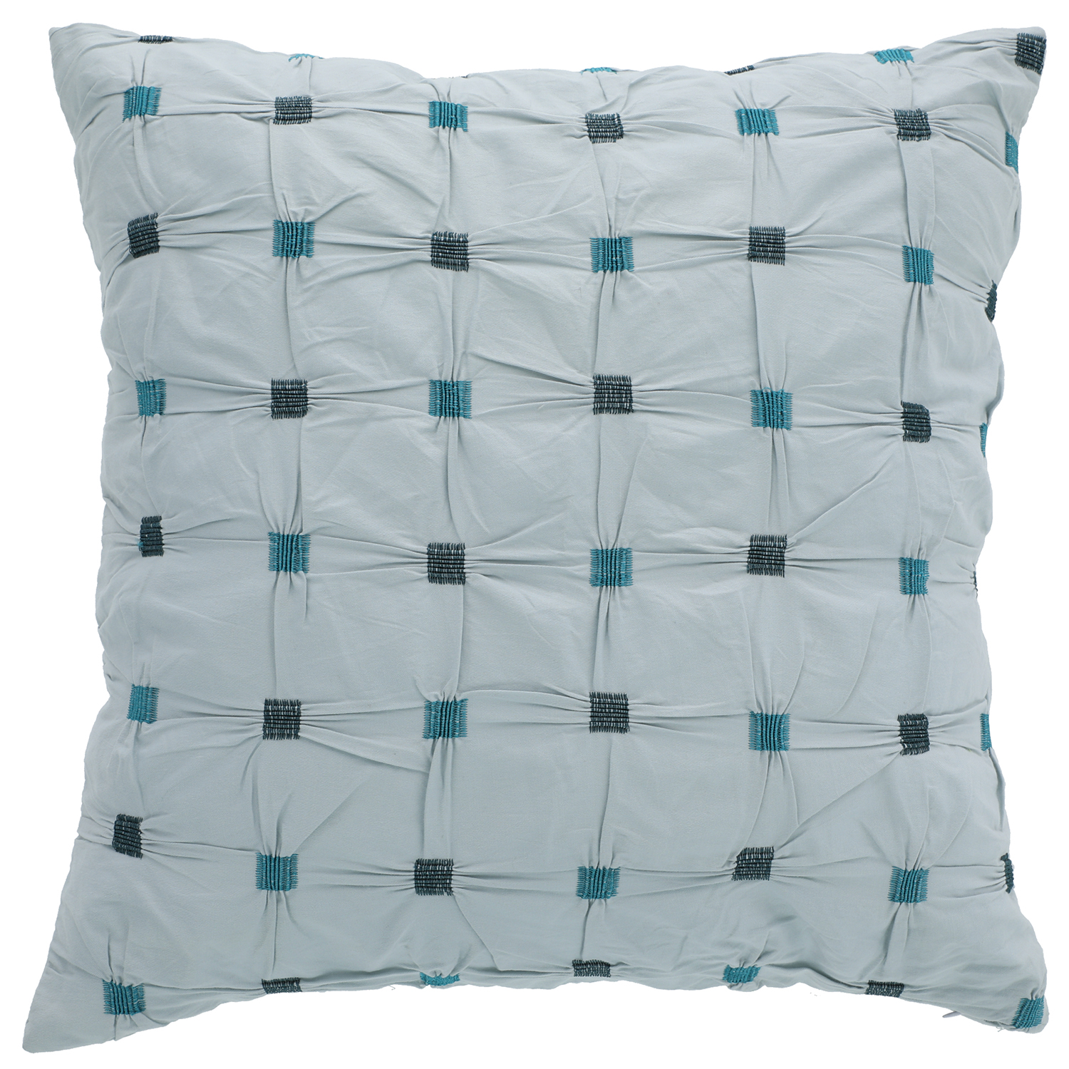 Sueño Blanco - Cojin Capitone Verde Agua 45X45