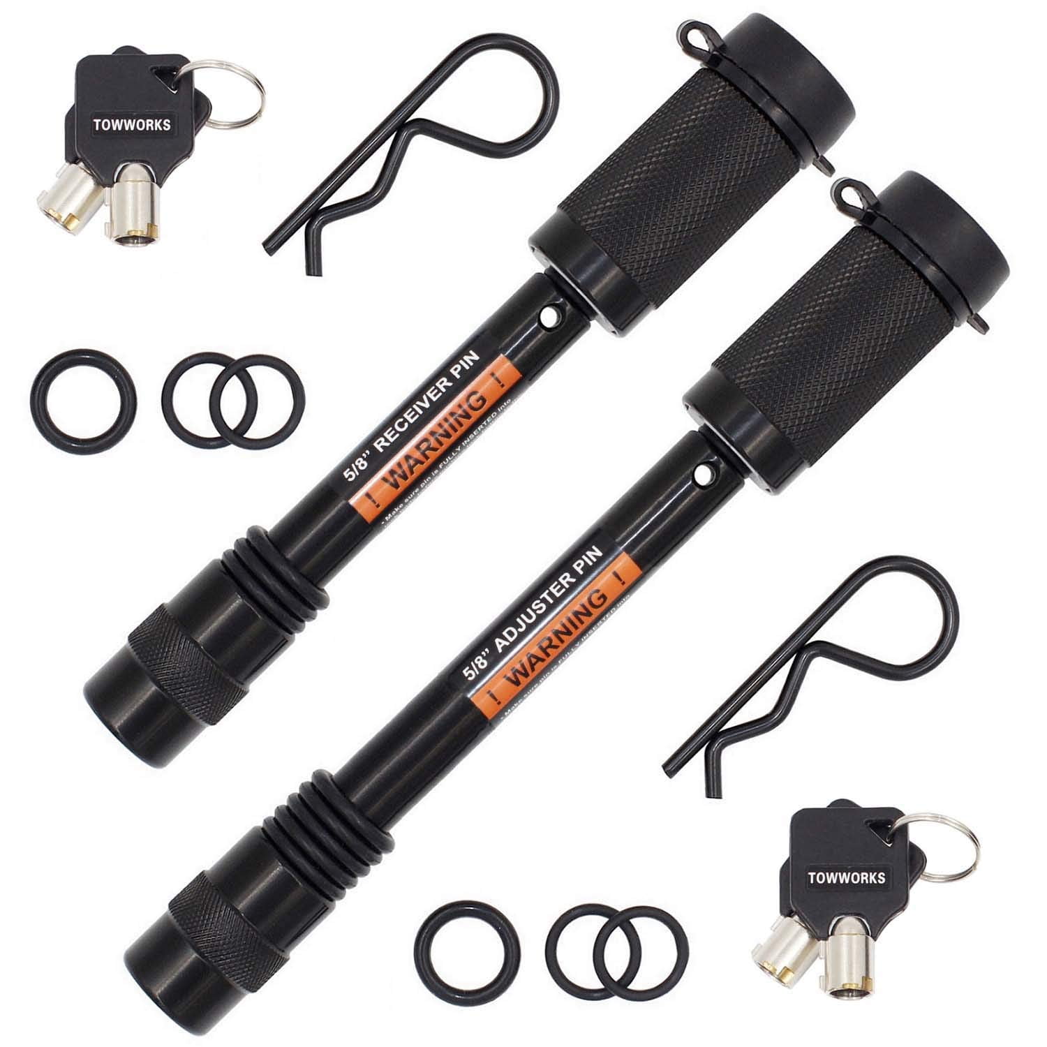 Juego De Candados Para Enganche Para Remolque Towworks 79852 Con Llave Igual, 5/8