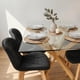 thumbnail image 3 of Comedor Mesa Greta 140x90 cm + 4 Sillón Rubik Velvet Negro, 3 of 3