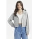 thumbnail image 1 of Polerón Mujer Zipper Crop Gris Melange - ll, 1 of 4