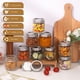 thumbnail image 5 of Frascos Mason WACOI de 240 mL con tapa, paquete de 12, vidrio vintage, 5 of 7