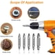 thumbnail image 5 of Set de extractores de tornillos THOSAF para tornillos oxidados y rotos, 5 of 7