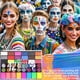 thumbnail image 3 of Kit de pintura facial Zefphxs 42 colores activados por agua para niños, 3 of 7
