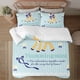 thumbnail image 1 of Hummingmint 3-Piece Bedding Set For Kids Boys Girls Adult Cartoon Warm Cute Fashion Holiday Present Gift Bed Sheets, 1 of 5